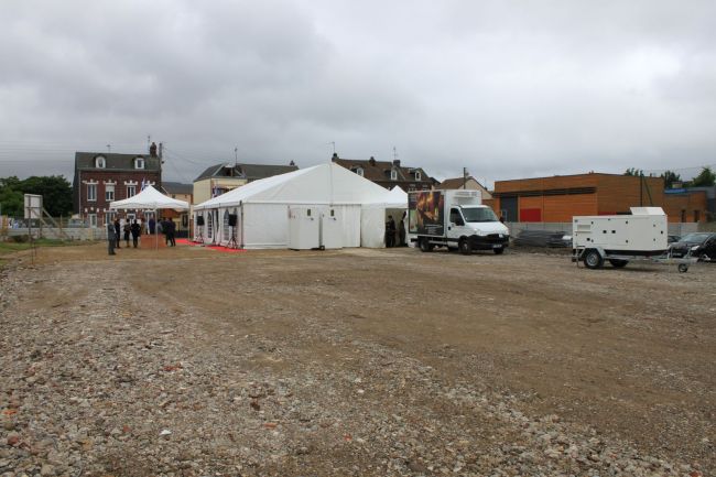 Structure de 150m² pour pose de première pierre a petit-Quevilly